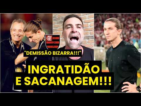 PILHADO DETONA DEMISSÃO DE FILIPE LUÍS no FLAMENGO: "INGRATIDÃO e SACANAGEM!!!"