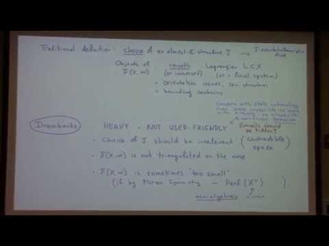 M. Kontsevich - Formulation of homological mirror symmetry