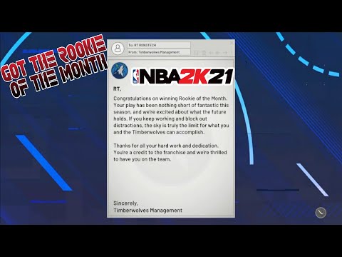 NBA 2K21 MY CAREER EP 13- ROOKIE OF THE MONTH