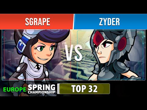 Sgrape VS Zyder - Top 32 - EU - Brawlhalla Spring Championship 2022