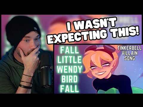 Metal Vocalist Reacts - TINKERBELL VILLAIN SONG - Fall Little Wendy Bird Fall
