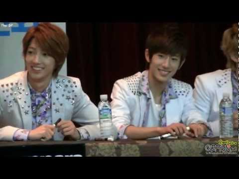 [FanCam] 120624 Boyfriend's Fansign Event at Gangnam - Youngmin & Minwoo