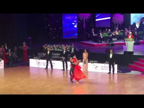 Andrey Kitsun - Anna Oblakova USA, #24, WDC Professional World Championship 10 dance, Quickstep