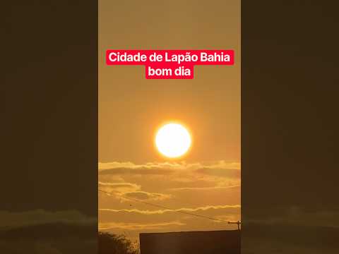 Bairro São João Batista cidade de Lapão Bahia bom dia 🙌