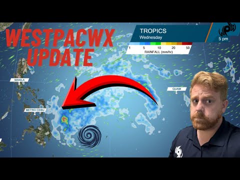 Wahrscheinlich befindet sich nächste Woche ein Tiefdruckgebiet östlich der Philippinen – was bede...