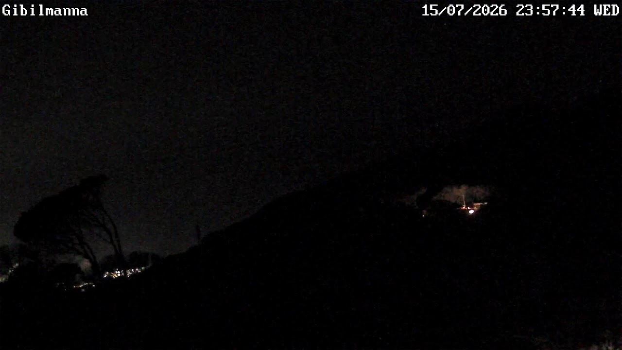 Live webcam view of Gibilmanna Hills above Cefalù Coast