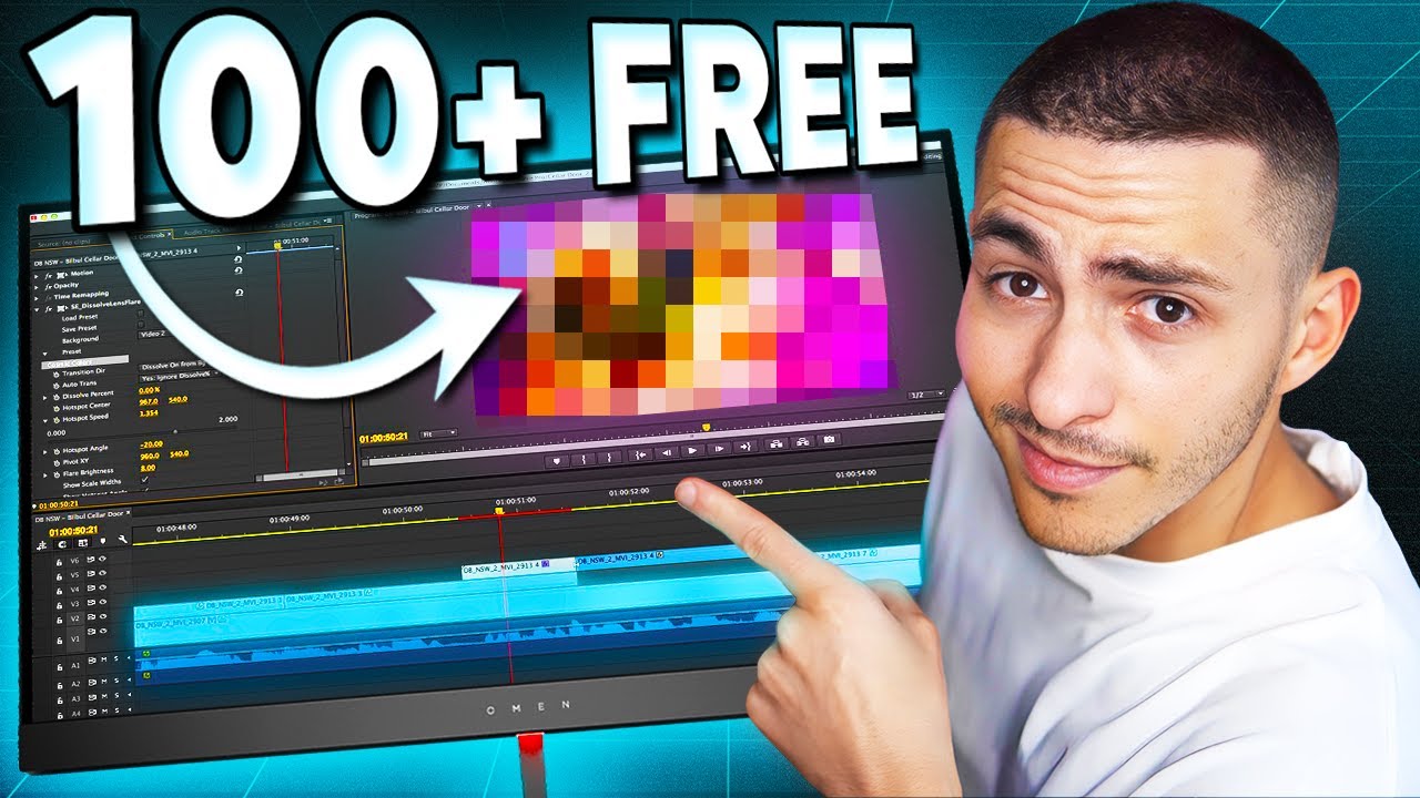 100+ FREE Premiere Pro Transitions Pack