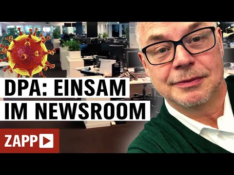 dpa: Einsam im Newsroom | ZAPP | NDR