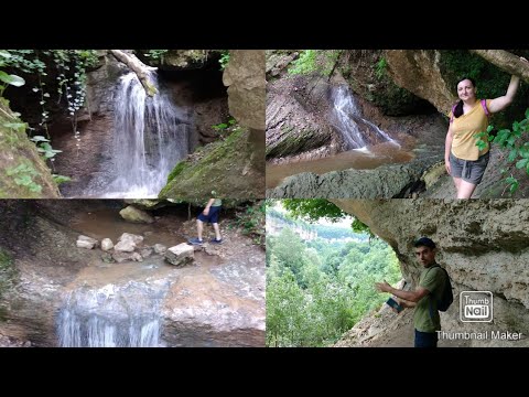 Дорога на водопады Руфабго Адыгея Река Белая
