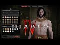 8 Minutes Of Diablo IV's Character Creator