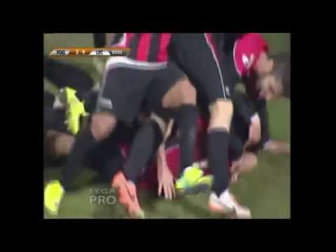 Foggia Lecce 2 0 la doppietta di Sarno da diverse angolazioni