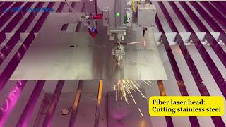 [LaserMen] 9 in 1 laser processing system cutting 2MM stainless steel