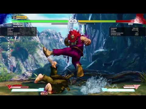 Ultimate Tokido level tech Akuma with inputs
