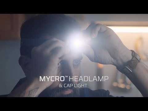 MYCRO Headlamp by NEBO - 400 Lumen Rechargeable Headlamp and Cap Light