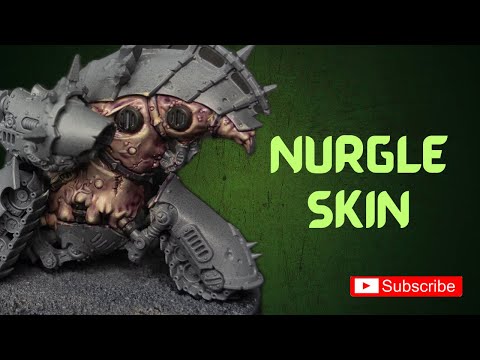 Death Guard - Painting Nurgle Daemon skin quickly and easily