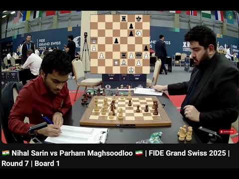 David & Goliath Nihal Sarin vs Parham Maghsoodloo