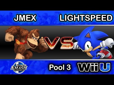 SSS 33 – Jmex (Donkey Kong) Vs. LightSpeed (Sonic) Pool 3 - Smash Wii U