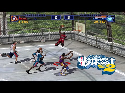 NBA Street Vol. 2 - Michael Jordan Highlights - 3 games - Greatest arcade hoops game ever made IMO