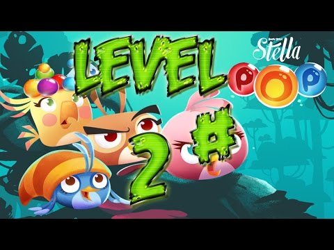 Let's Play Angry Birds Stella Pop - Level 2 Walkthrough