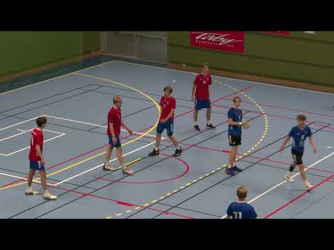 Handball match at Tibblehallen, Täby. Team Täby HBK - GT Söder HK. Sony PXW-Z190