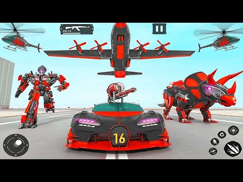 Dragon Robot Police Truck Wars Games - iOS Android Gameplay