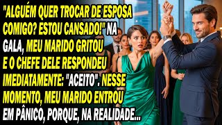"Quem Quer Trocar De Esposa?" 💔 Gritou Meu Marido Na Festa 🍾 — Mas Ele Entrou Em Pânico...⁉😱