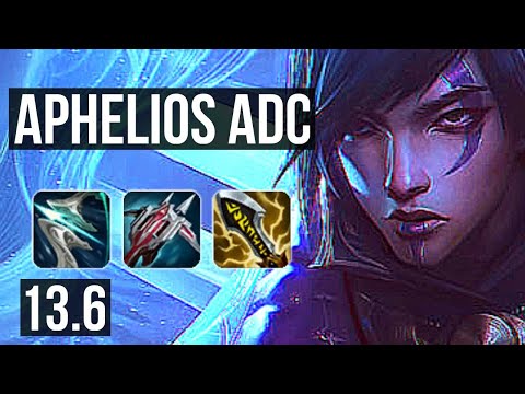 APHELIOS & Thresh vs JINX & Pyke (ADC) | Quadra, Legendary, 800+ games | KR Master | 13.6