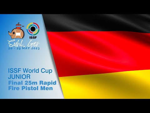25m Rapid Fire Pistol Men Junior Final - 2023 Suhl (GER) - ISSF World Cup Rifle/Pistol