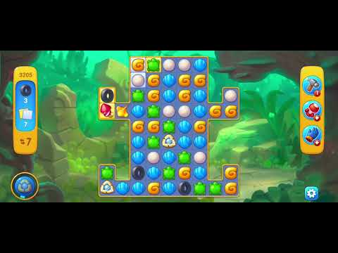 Fishdom gameplay level 3205