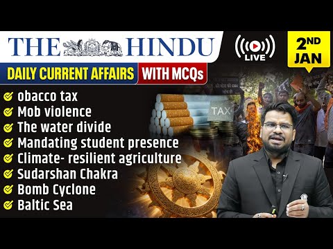 The Hindu Analysis | 2nd January 2026 | The Hindu NewsPaper  - Practice Questions | Prashant Sir