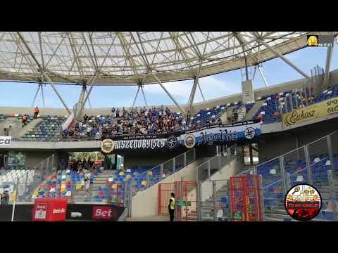 Kibice Hutnika Kraków w Bielsku-Białej 30.08.2025
