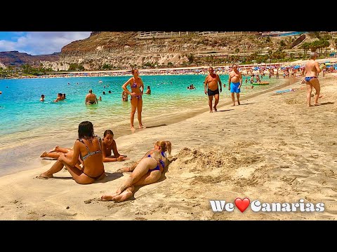 Gran Canaria Playa de Amadores Summer Beachwalk 2021 | We❤️Canarias