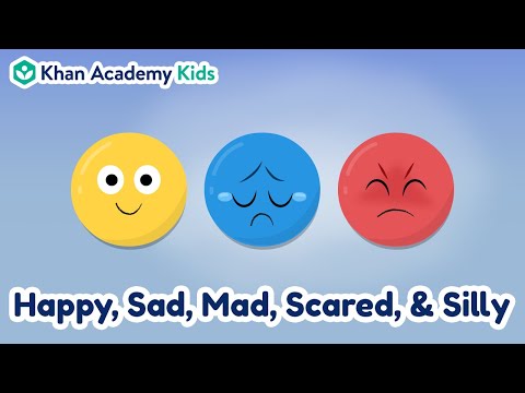 Happy, Sad, Mad, Scared, & Silly | Feelings and Emotions for Kids | Khan Academy Kids