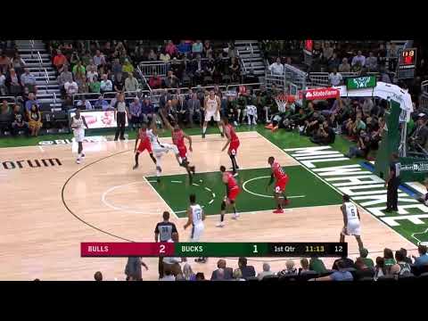Jabari Parker Gets Dunked On By Brook Lopez In His Return To Milwaukee #NBAPreseason