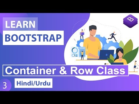 Bootstrap CSS Container Row Class Tutorial in Hindi Urdu