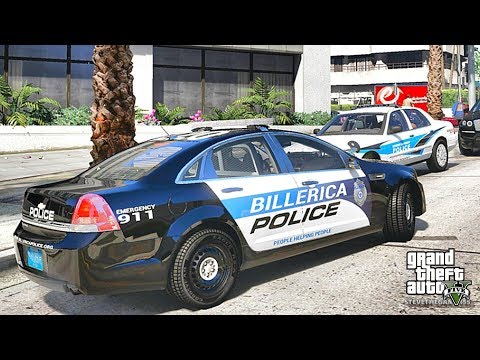 GTA 5 MODS LSPDFR 930 - BILLERICA PATROL!!! (GTA 5 REAL LIFE PC MOD)