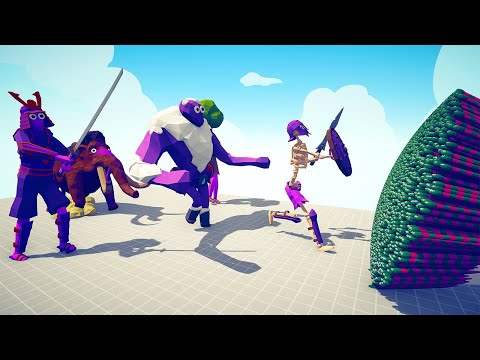 ALL GIANTS & DINOSAURS vs EVERY GODS - Totally Accurate Battle Simulator TABS