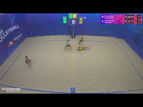16:20 D. Svyrydenko / V. Avramenko - I. Romanenko / I. Skrynnik 12.08.2022 |Winners Beach Volleyball