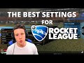 BEST SETTINGS FOR ROCKET LEAGUE | CONSOLE AND PC