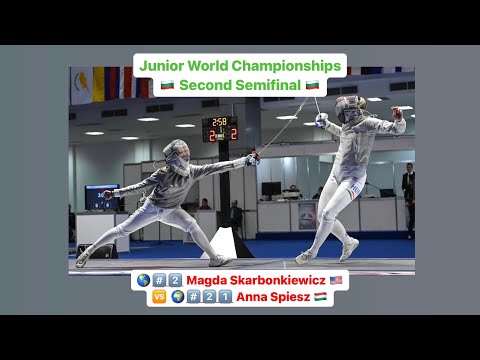 Junior Worlds 2023 JWS - L4 - Magda Skarbonkiewicz USA v Anna Spiesz HUN