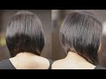 Very Very Easy Way of Short Hair Cutting Graduated  Inverted Bob by JAS Sir.