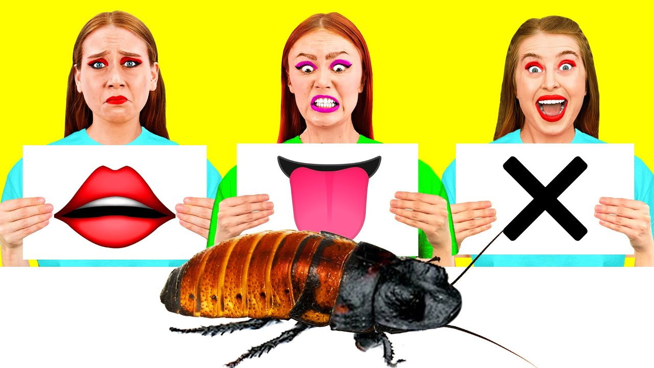 Bite, Lick or Nothing Challenge | Tasty Kitchen Hacks by DuKoDu Challenge