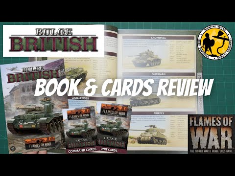 Flames of War Bulge British Book & Cards Review