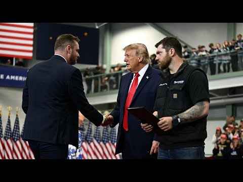 Trump issues pardons to 2 auto shop owners at Alaska rally