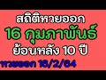 สถิติ หวย ย้อน หลัง 30 ปี