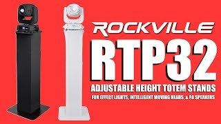 SETUP Rockville RTP32B / RTP32W Totem Stands