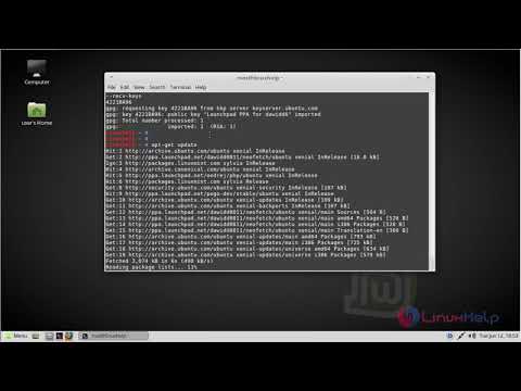 How To Install Neofetch 4.0.2 On linuxmint 18.03 | LinuxHelp Tutorials