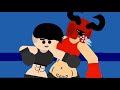 A Girl Vs Demon Belly Punch Ryona Version