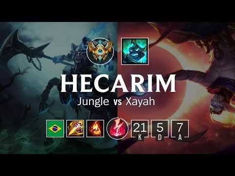 Hecarim Jungle vs Xayah - BR Challenger Patch 8.23