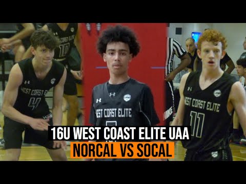 16U West Coast Elite UAA | Norcal vs Socal Ft. Aidan Mahaney, Austin Patterson, and Houston Mallette